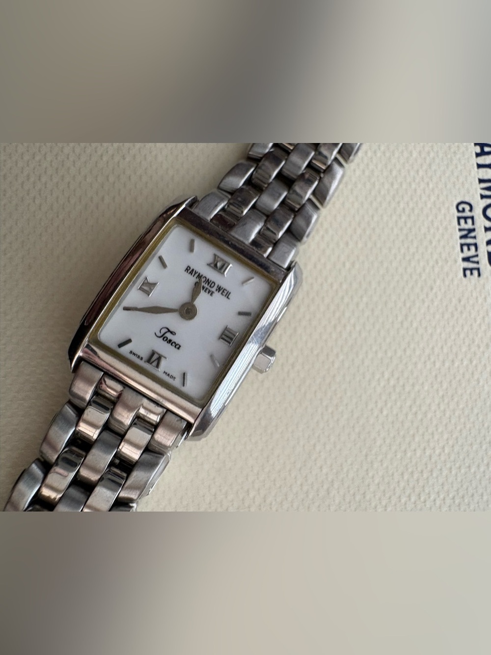 Raymond Weil Tosca Women’s Stainless Steel Watch White Roman Dial Style 5874 - Picture 4 of 13